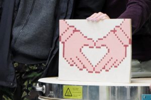 Mosaikbild „Hände“